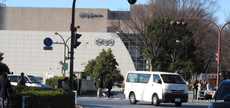 NHK Hall - top of Koen dori