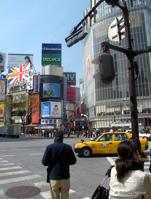 Looking across to Center-gai from Crossing