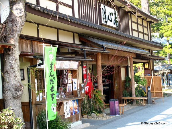 Restaurant near the temple