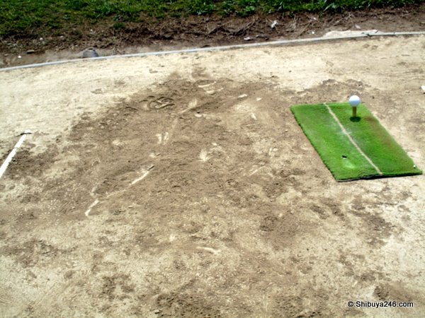 Ground was very bare. Thought I was on a baseball mound