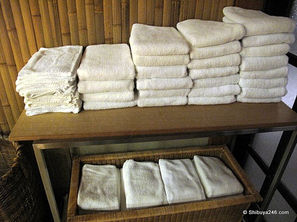 Towels at the ready