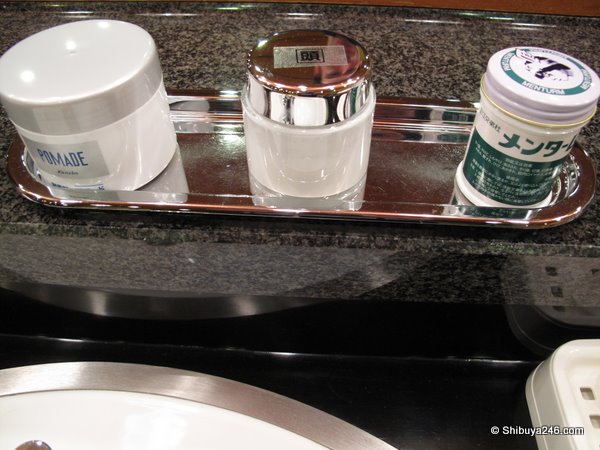 Hair gels, tonics etc.