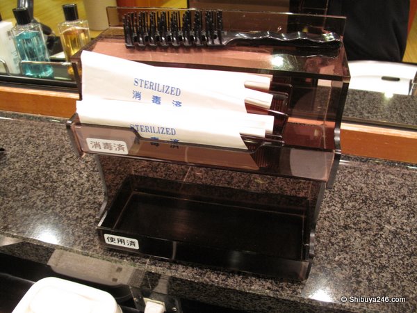 Combs, brushes. Everything you need.