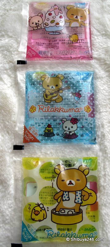 Rilakkuma ice packs for summer