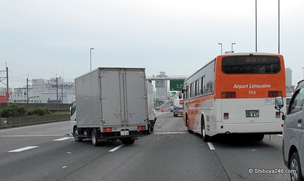 Accident in progress