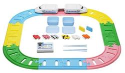 complete with track and sushi blocks