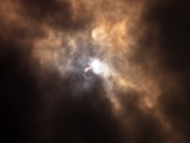 Solar Eclipse 22nd July 2009 - taken from Nagoya Japan @ 11am by emrank, on Flickr