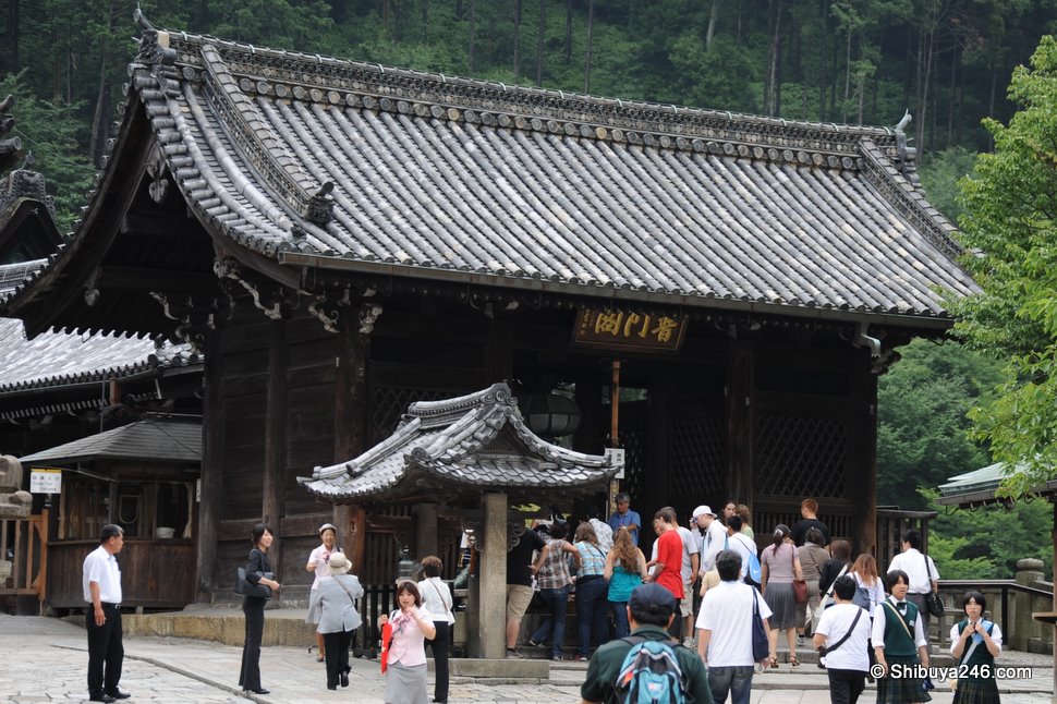 The inner entrance to the main Temple area. A small fee is required to go past this area, but the view from inside is worth it