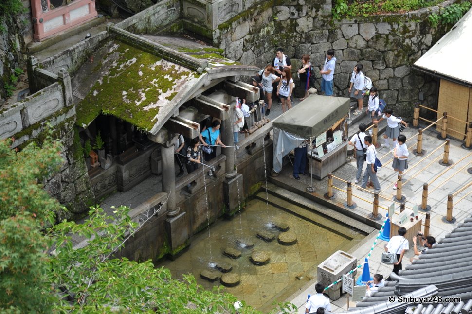 Drinking the water is said to bring you luck and good health. In the summer it can get quite crowded as it is a popular area
