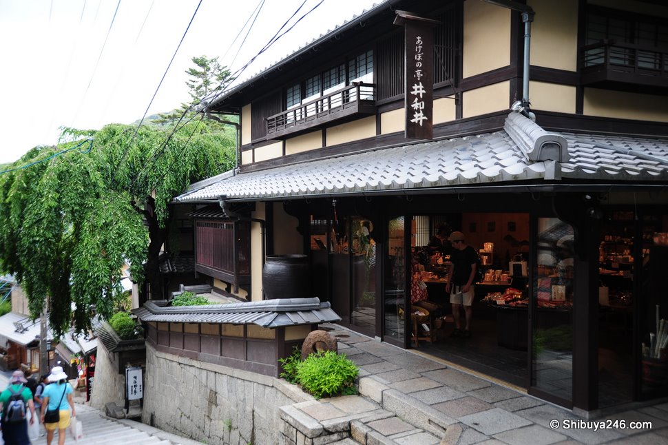 one of the great shops near Kiyomizu-dera Temple