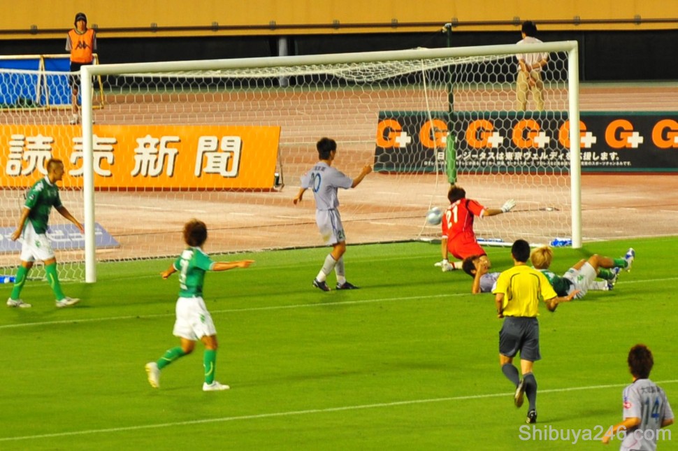 No stopping that ball as Verdy rack up another goal