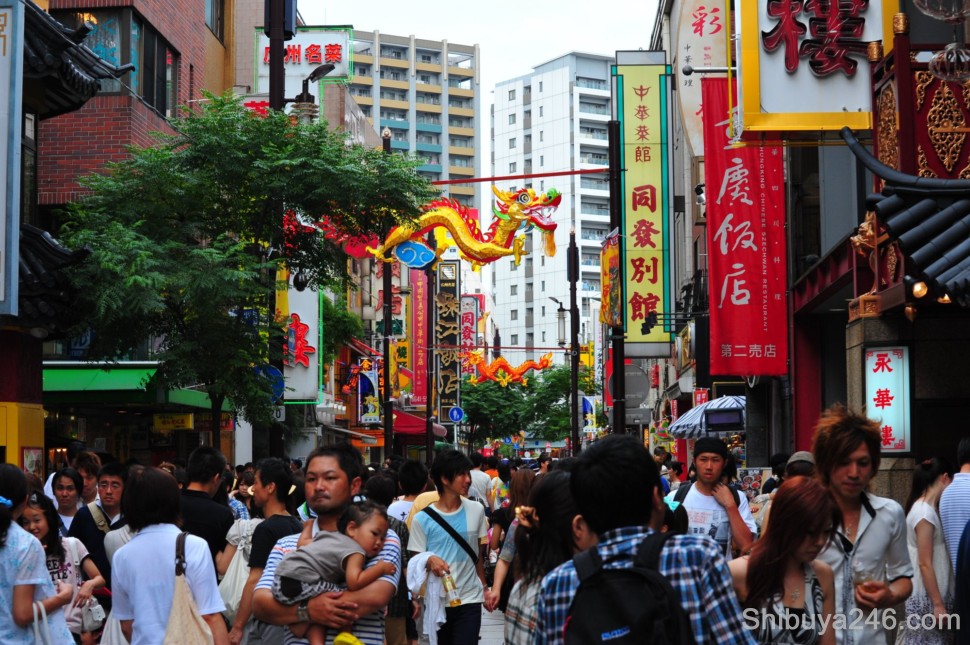 Always busy in Yokohama China Town