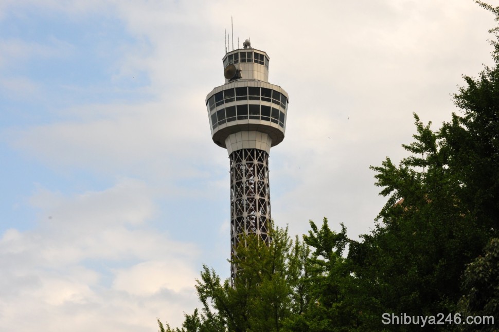 The Yokohama Marine Tower. At 106 meters high, one of the tallest inland lighthouses in the world.