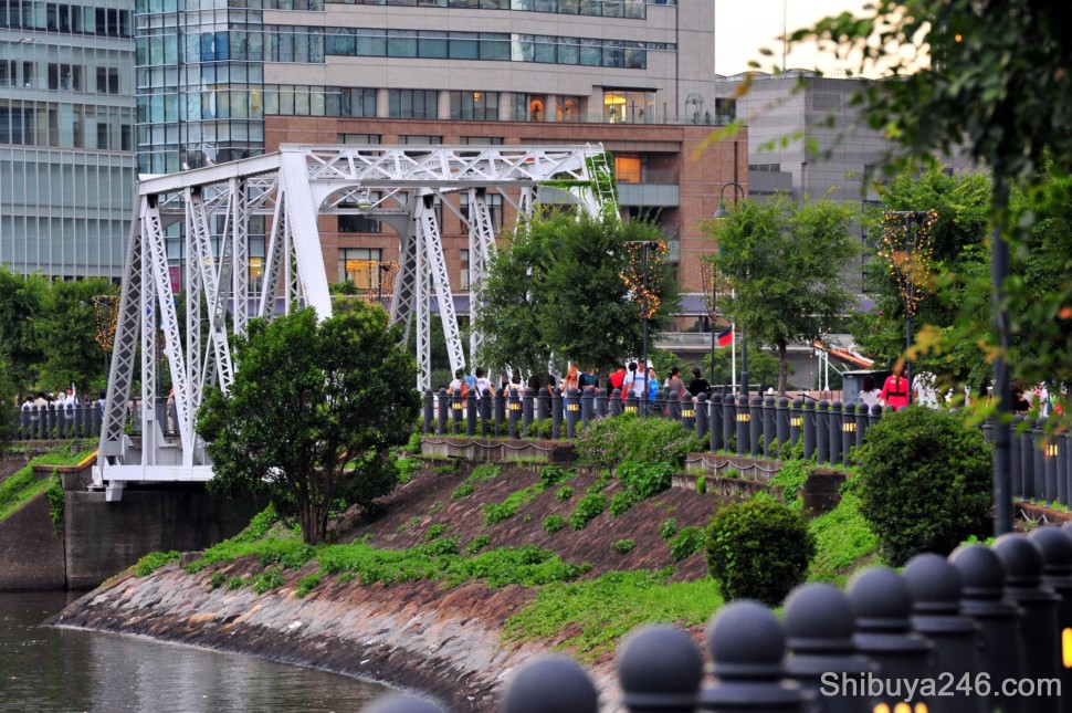 One of the bridges built by the American Bridge Co. many years ago. Previously used as a railway bridge, now in good use by pedestrians