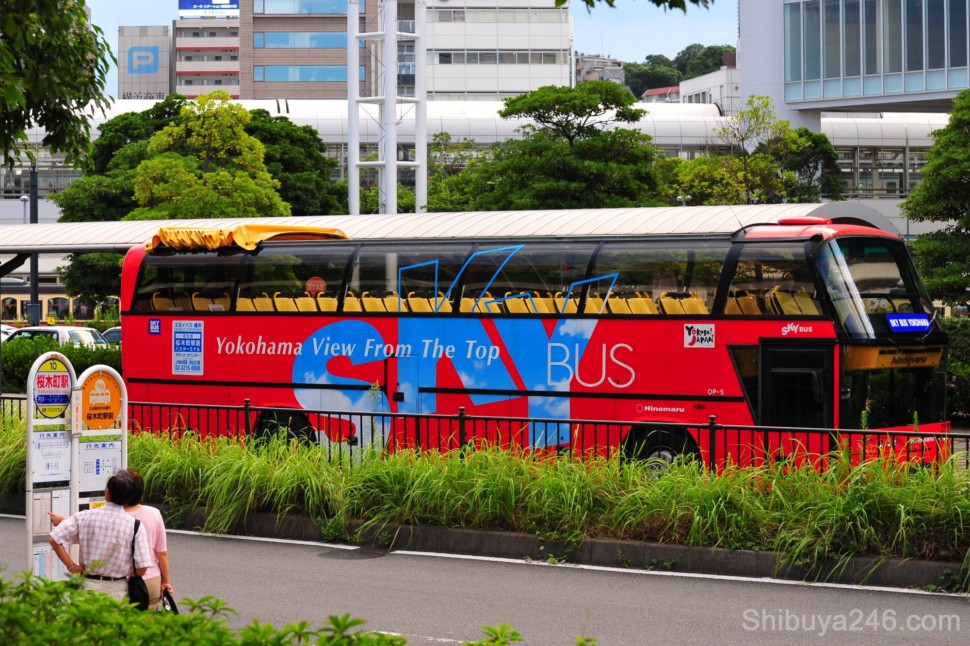 You can enjoy Yokohama just walking around or hop on a bus and be guided around the city
