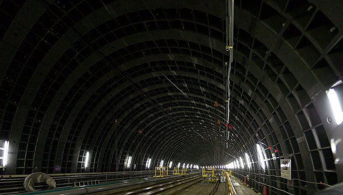 Inside the tunnel, sourced from Wikimedia