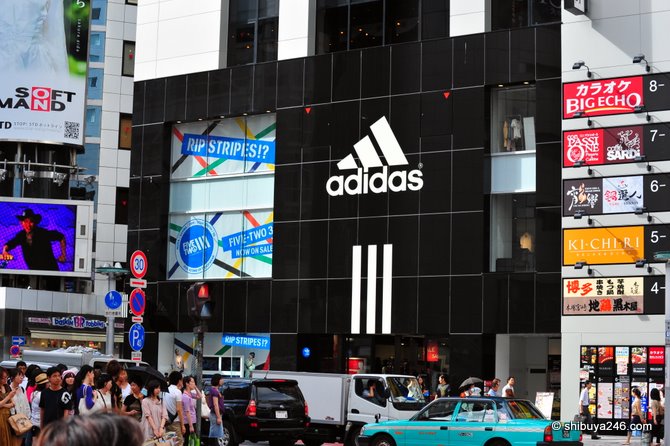 adidas concept store in Shibuya