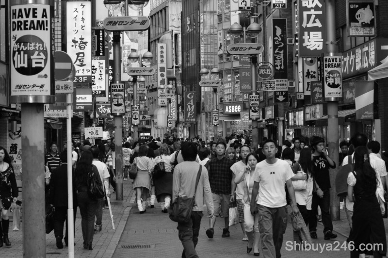 Have a Dream? Center-gai advertises Ganbare Sendai