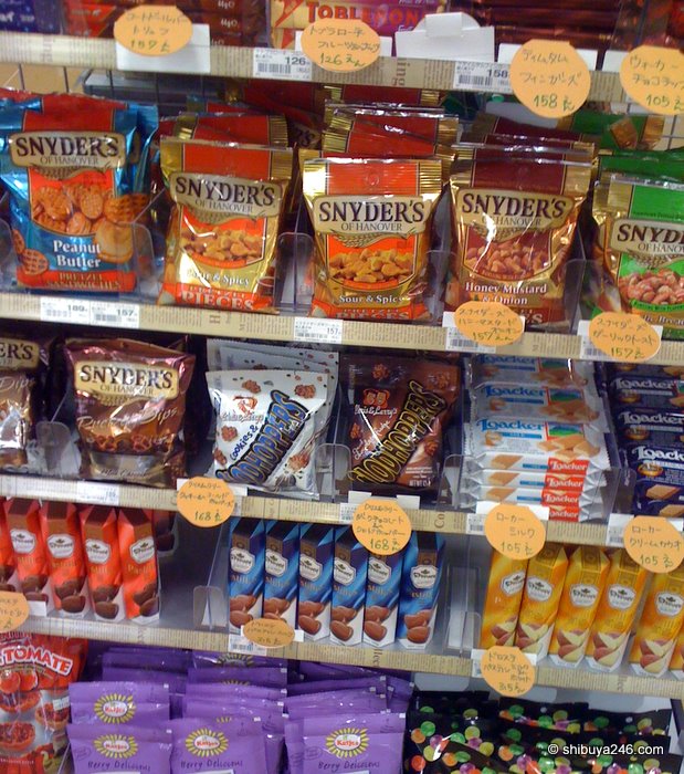 Quite a few foreign goods here. The 'Tim Tams' were just out of picture, sorry.