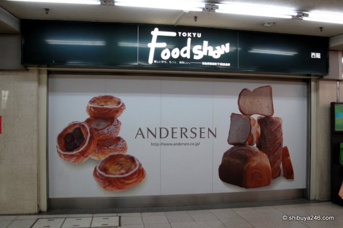 Andersen Bakery in the Tokyu Foodshow (Nishi-kan basement)