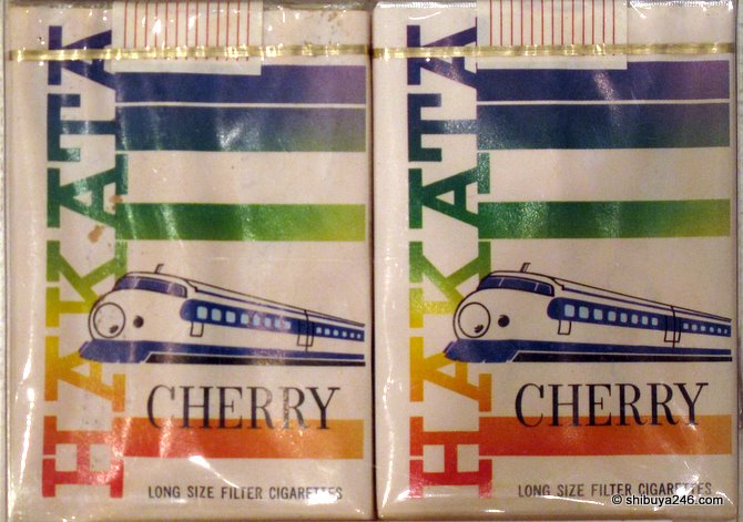 CHEERY Hakata bound shinkansen cigarettes