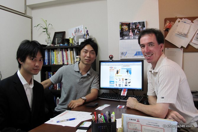 Meeting the Tenso.com in my Shibuya office