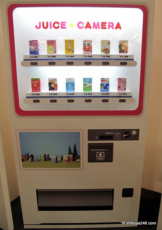 Some of the staff had come up with the great idea of making a vending machine for the juic cameras
