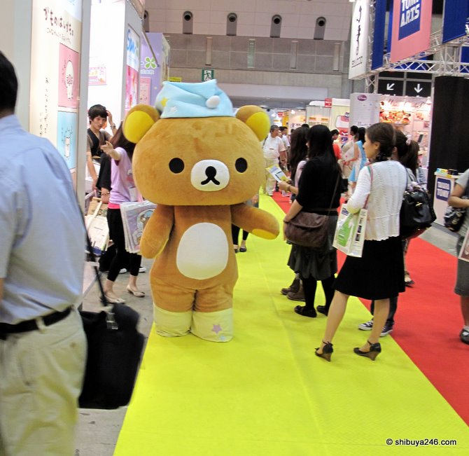 Rilakkuma making his entrance