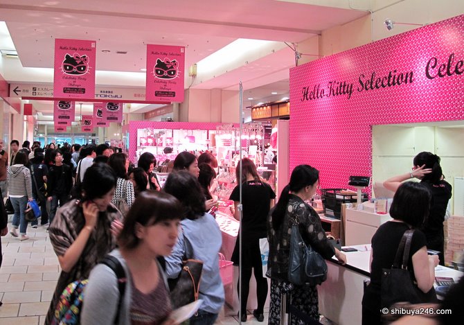 Shoppers everywhere. Its amazing how this long selling brand keeps the people lining up
