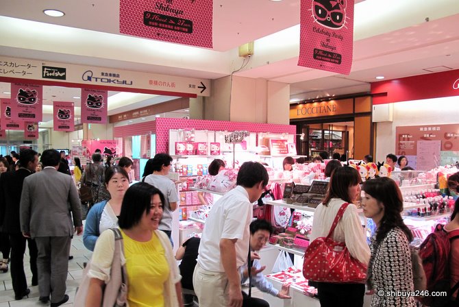 Something for everyone and lots of happy faces to see Hello Kitty