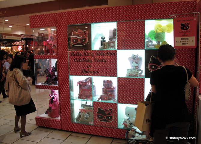 Plenty of Hello Kitty to check out