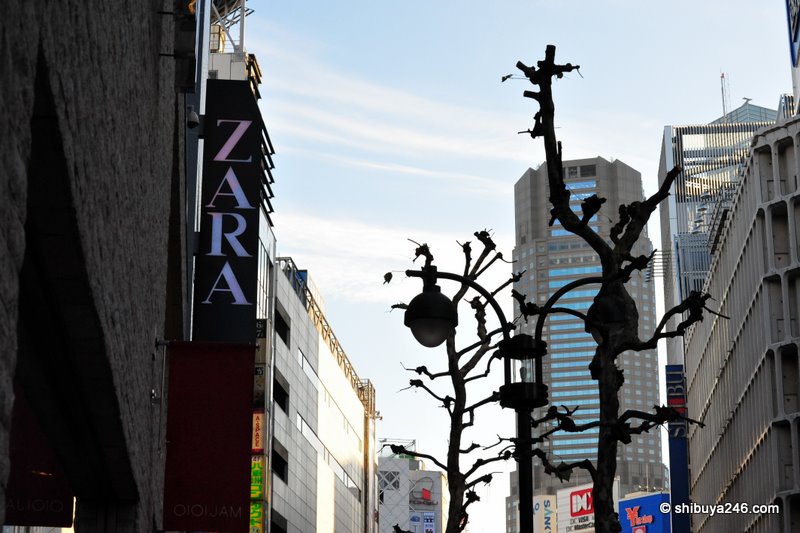 ZARA are about to open a store near Shibuya Station right next to Marui