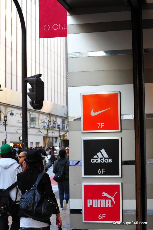 Marui currently have nike, adidas in their store, but with concept stores popping up, how do these small stores in store keep going?