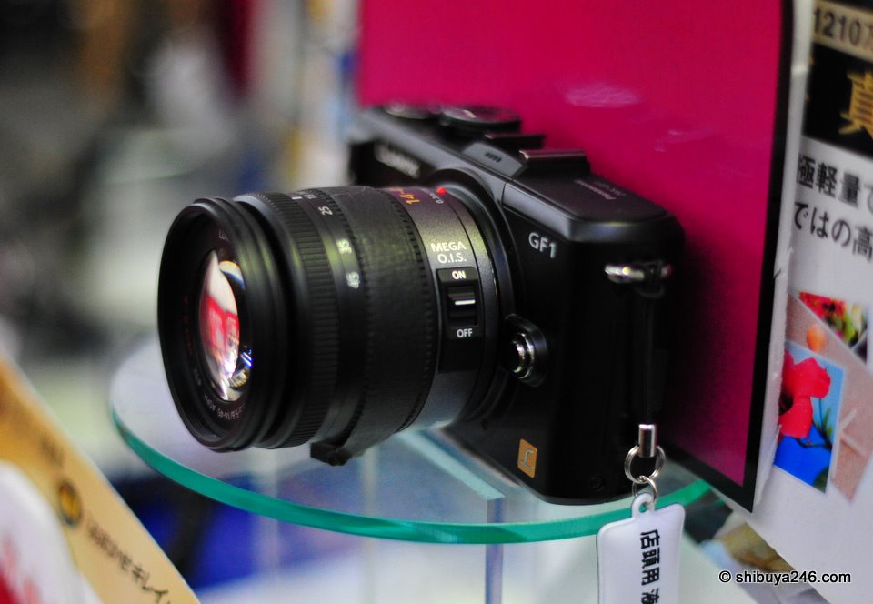 The Sigma 50mm did a good job of capturing the GF1 upclose and softening the background on the far side. Looking good there GF1 ^_^