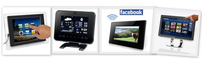 Digital picture frames with many features connected to Internet are already available