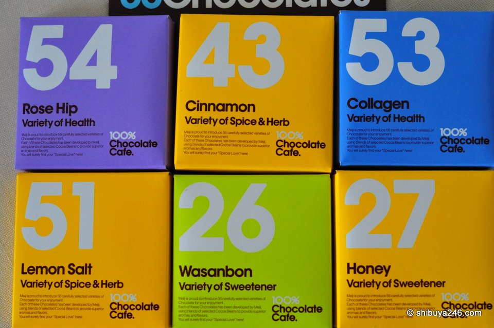 Meiji 56 Chocolates