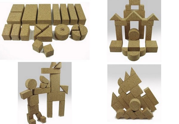Really interesting shapes and ideas from cork
