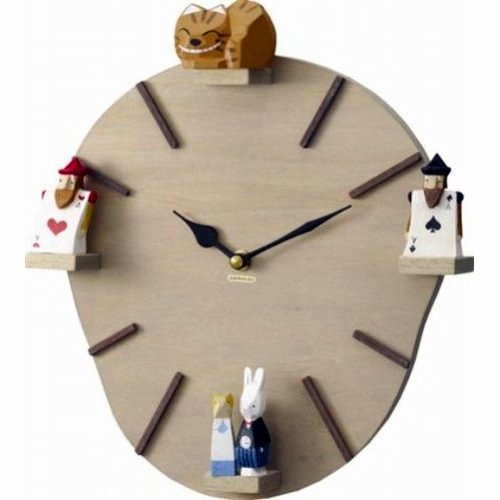 This clock is based on Alice in Wonderland - really lovely