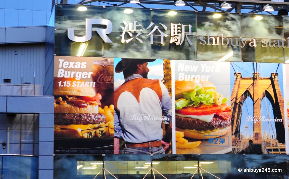 The Texas Burger up close.