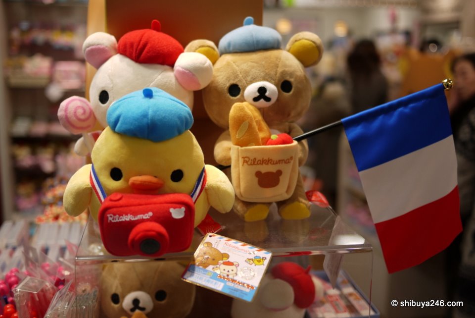 The French Bonjour Rilakkuma series came out recently. There were plenty of products in store including this set.
