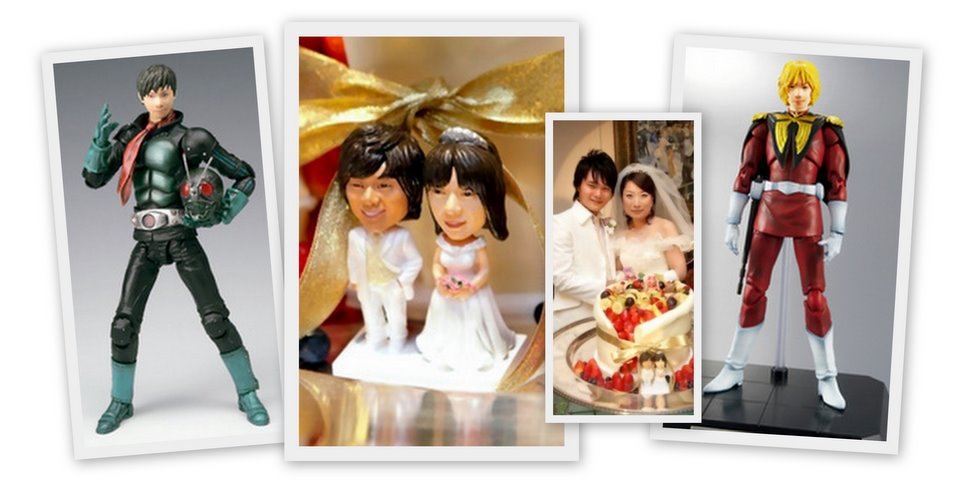 A collection of customized original Figures created by an Osaka company called Ebisu on their website myfigure.jp