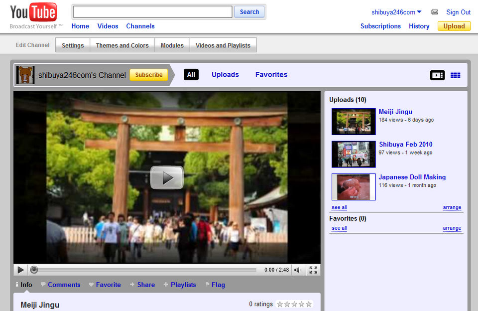 shibuya246 on YouTube