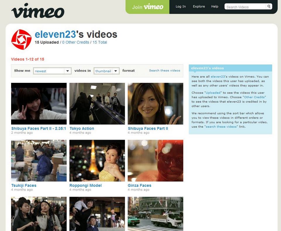 Tokyo Videos