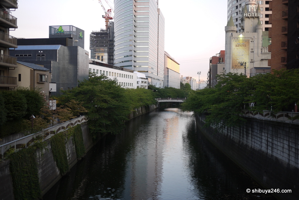 Meguro Gajoen and Arco Tower. There is a good Konami gym in Arco Tower. Also note the Love Hotel on the right