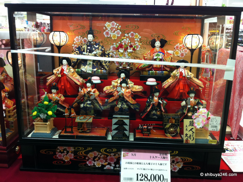 This display for Hina Matsuri costs over $1,000