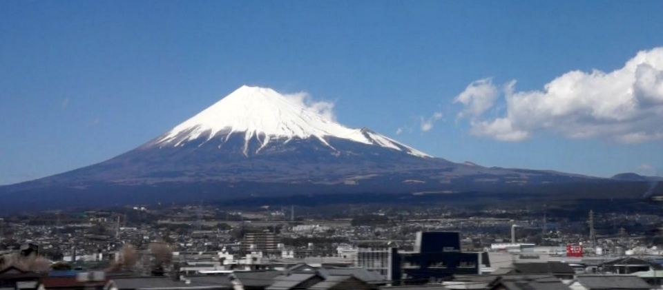 Mt Fuji from Shinkansen
