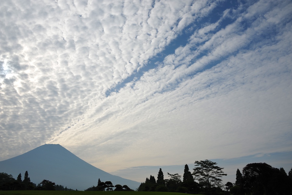 Mt Fuji clouds