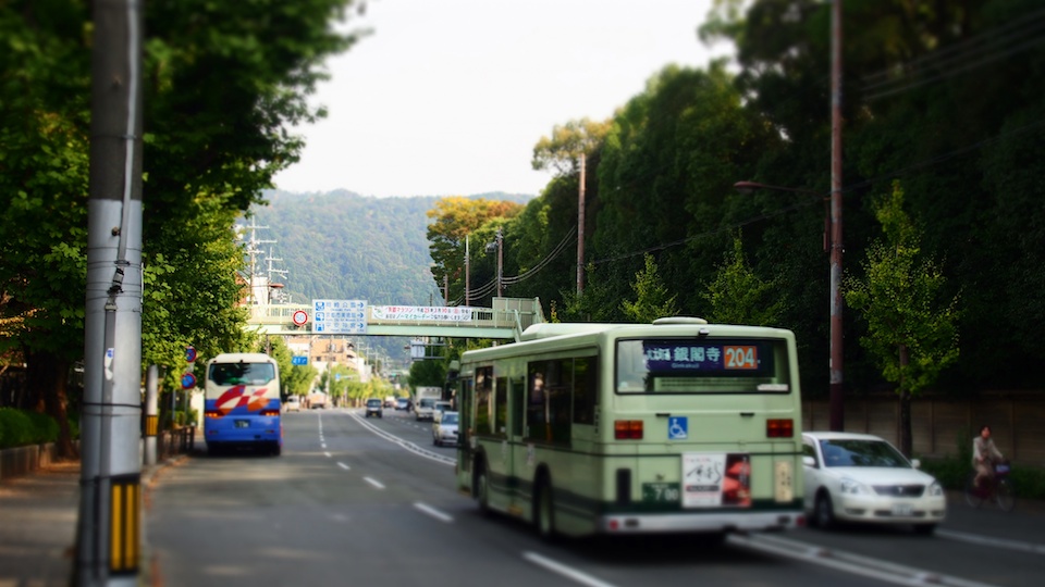 Trying to catch a bus
