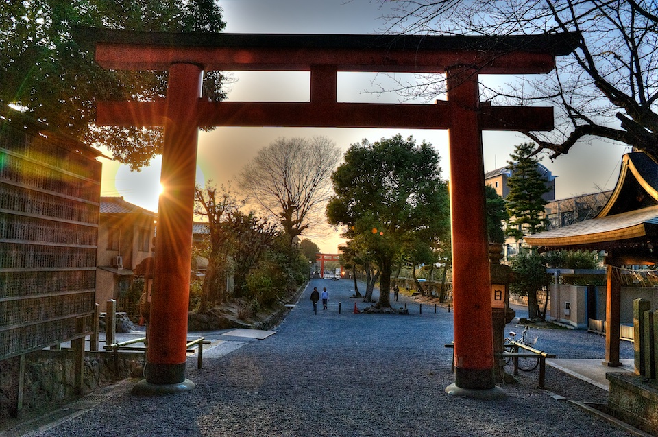 Yoshida Jinja Sunset
