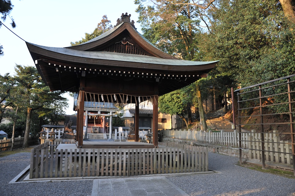 At the base of Yoshida Jinja